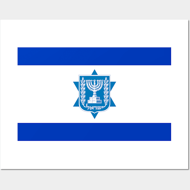 Israel Flag Wall Art by Historia